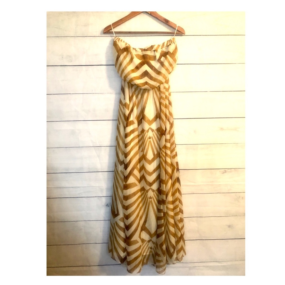 Arden B Strapless Maxi Dress